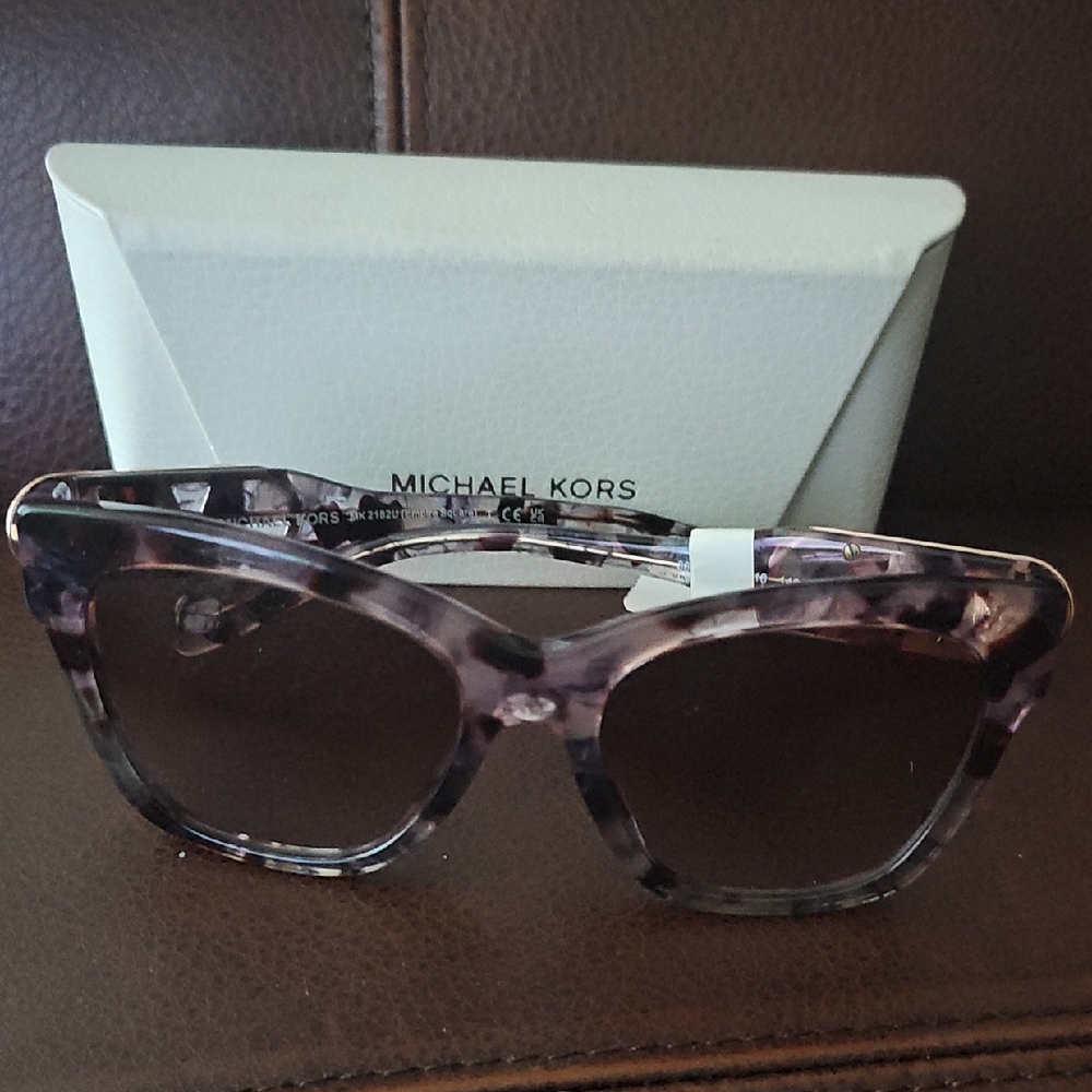 Michael Kors Women's Purple Tortoise Sunglasses